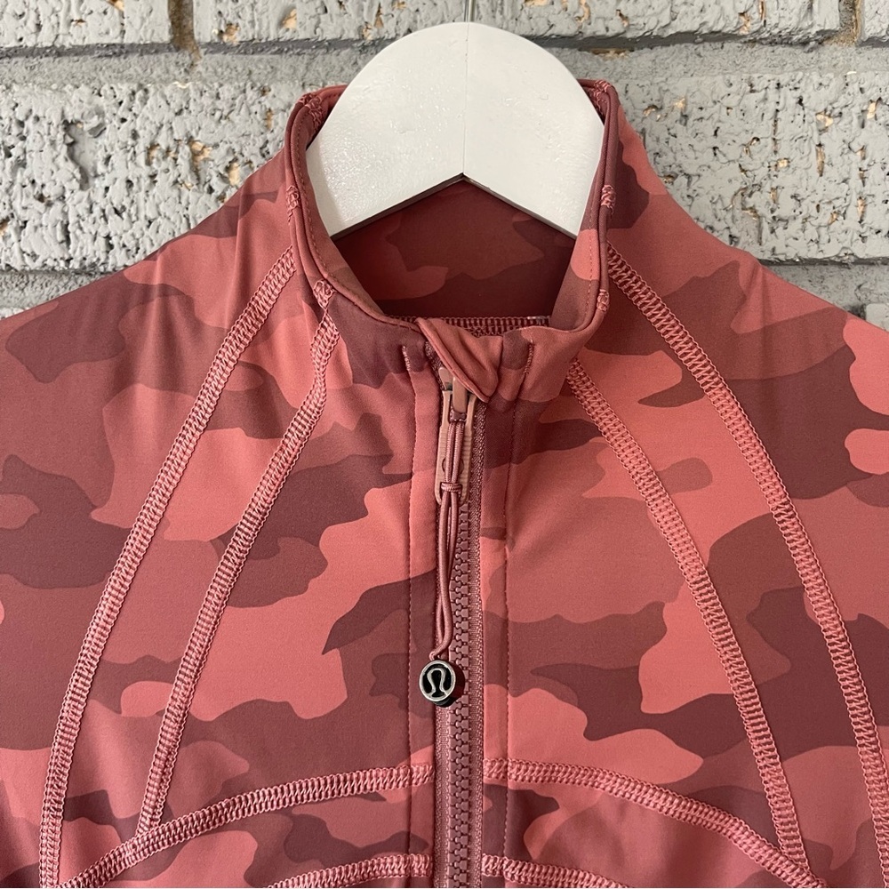 Lululemon Define Jacket Heritage 365 Camo Brier Rose Multi Pink Size 0 - Picture 5 of 9
